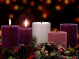 advent traditional pillars week 2 lit advent traditional pillars week 2 lit