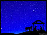 3D Background Mary Jesus Joseph Donkey Stable 3D Background Mary Jesus Joseph Donkey Stable