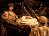 nativity backgrounds children at the manger adore him nativity backgrounds children at the manger adore him