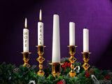 advent tapers peace candle background