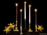 advent backgrounds candles and golden stars