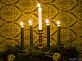 advent candles tapered in green advent candles tapered in green