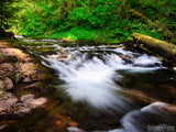 cascading creek in rocks cascading creek in rocks