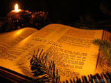 christmas background open bible candle light christmas background open bible candle light