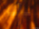 orange background with centered cross orange background with centered cross