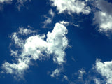 clouds in a deep blue sky clouds in a deep blue sky