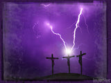 crosses and lightning flash crosses and lightning flash