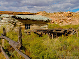 desert cabin at base of delicate arch desert cabin at base of delicate arch