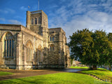 English monastery on a sunny day English monastery on a sunny day