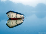 boat floating on the still waters boat floating on the still waters