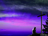 seeking forgiveness keeling at a cross