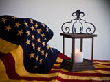 flag draped background and freedom light candle flag draped background and freedom light candle