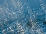 closeup of frost covered ice closeup of frost covered ice