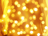 golden christmas lights in background golden christmas lights in background