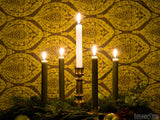 green white advent candles green white advent candles