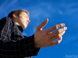 man hands lifted in worship man hands lifted in worship