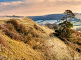 uk hillside view uk hillside view