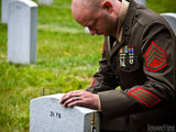 man at tombstone honoring the fallen man at tombstone honoring the fallen