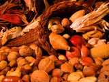 thanksgiving horn of plenty filled with nuts thanksgiving horn of plenty filled with nuts