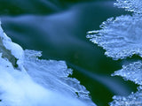 background of ice layers in stream background of ice layers in stream