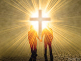 couple worships at the cross couple worships at the cross