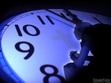 man praying clock in his time man praying clock in his time