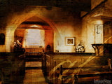 inside chapel pews inside chapel pews