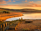 uk lake among rolling hills uk lake among rolling hills