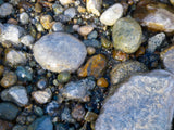 layered ice over river rock layered ice over river rock
