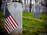 tombstone cross flag on memorial day tombstone cross flag on memorial day