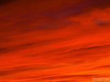 an orange sky at sundown an orange sky at sundown
