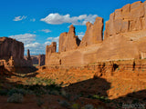 park avenue walk in Utah at sunset park avenue walk in Utah at sunset