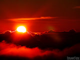 red sky setting sun red sky setting sun