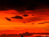 red and orange sunset red and orange sunset