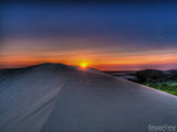 sunset on a sand dune in oregon sunset on a sand dune in oregon