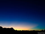 the night sky at dusk in blue the night sky at dusk in blue