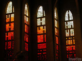 crosses in the stained glass crosses in the stained glass
