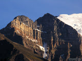 steep mountain in burn orange color steep mountain in burn orange color