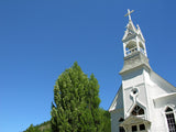 church steeple in the blue sky church steeple in the blue sky