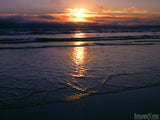 sunset sets on the ocean summer day sunset sets on the ocean summer day