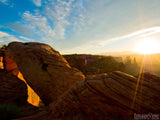 sunrise over mesa arch utah sunrise over mesa arch utah