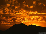 sunset over top of the mountains sunset over top of the mountains