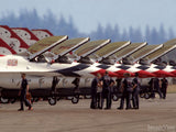 line of planes on the tarmack line of planes on the tarmack