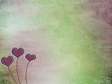 artistic background with three hearts artistic background with three hearts