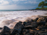 timeless seas roll over the rocky shoreline timeless seas roll over the rocky shoreline