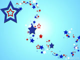 trails of red white and blue stairs trails of red white and blue stairs