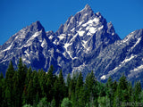 trio of mountain peaks trio of mountain peaks