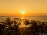 Sunset Backgrounds tropical pier palm trees Sunset Backgrounds tropical pier palm trees