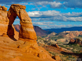blue sky and Utah delicate arch blue sky and Utah delicate arch
