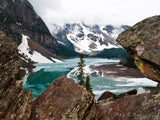 winter lake in the mountains winter lake in the mountains